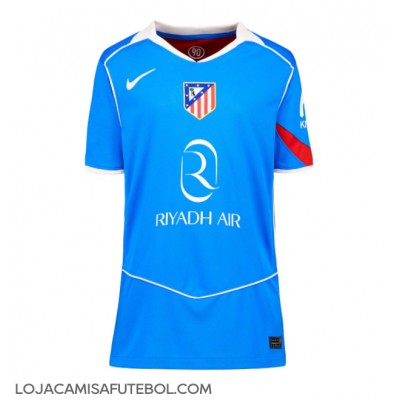 Camisa de Futebol Atletico Madrid Clement Lenglet #15 Equipamento Alternativo Mulheres 2025-26 Manga Curta Camisa de Futebol Atletico Madrid Clement Lenglet #15 Equipamento Alternativo Mulheres 2025-26 Manga Curta